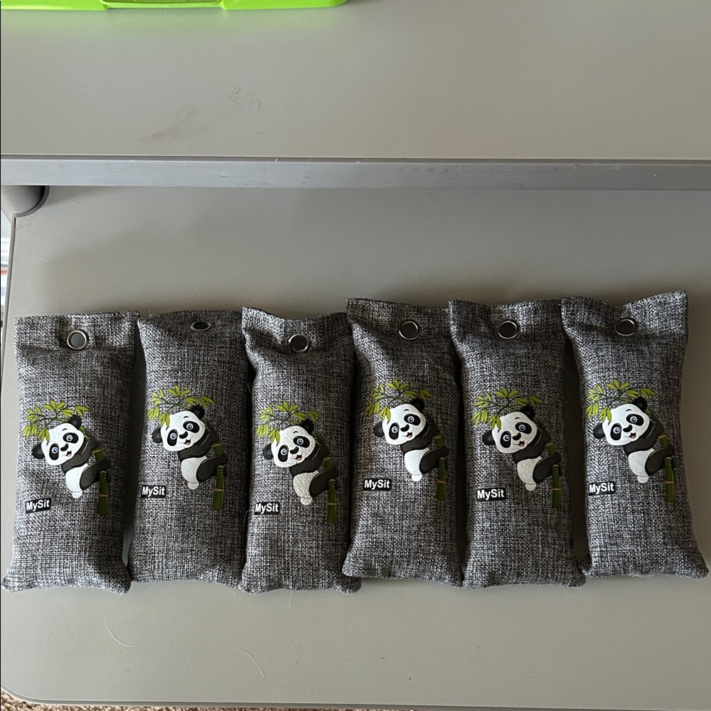 Charcoal Bamboo Shoe Bags